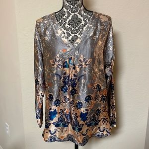 Sundance silk blouse Sz M NWT